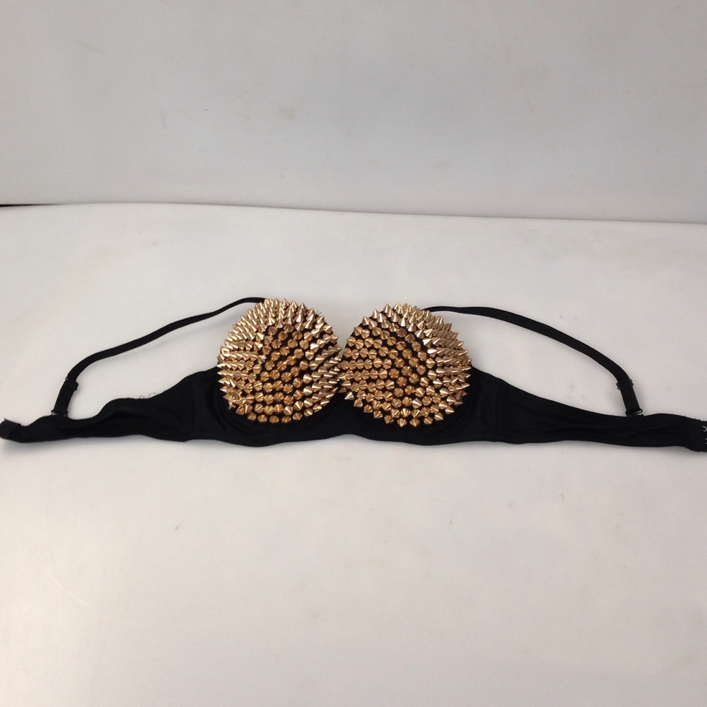 Gold spike bra size M/L
